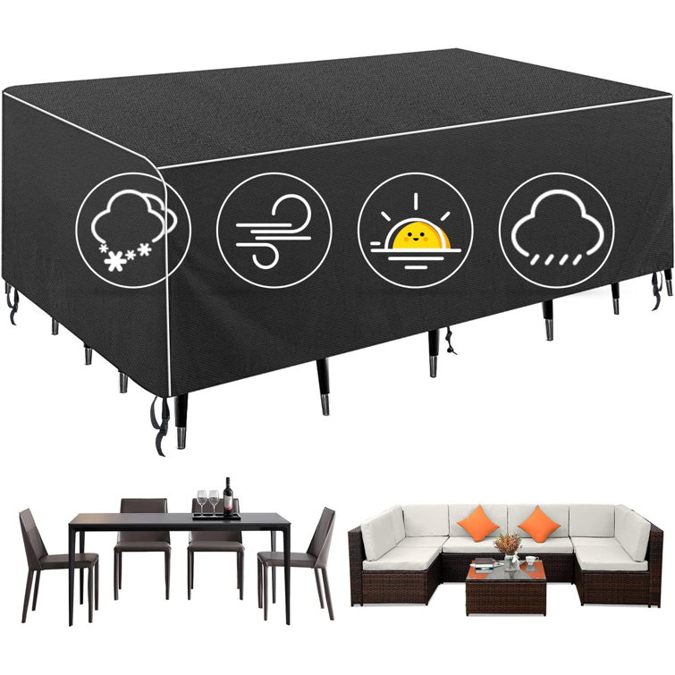 Dakota Fields Patio Dining Set Cover Wayfair.co.uk